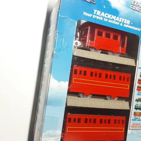 VINTAGE Fisher Price Thomas the Train: TrackMaster Express Coaches NEW Cars & Vehicles